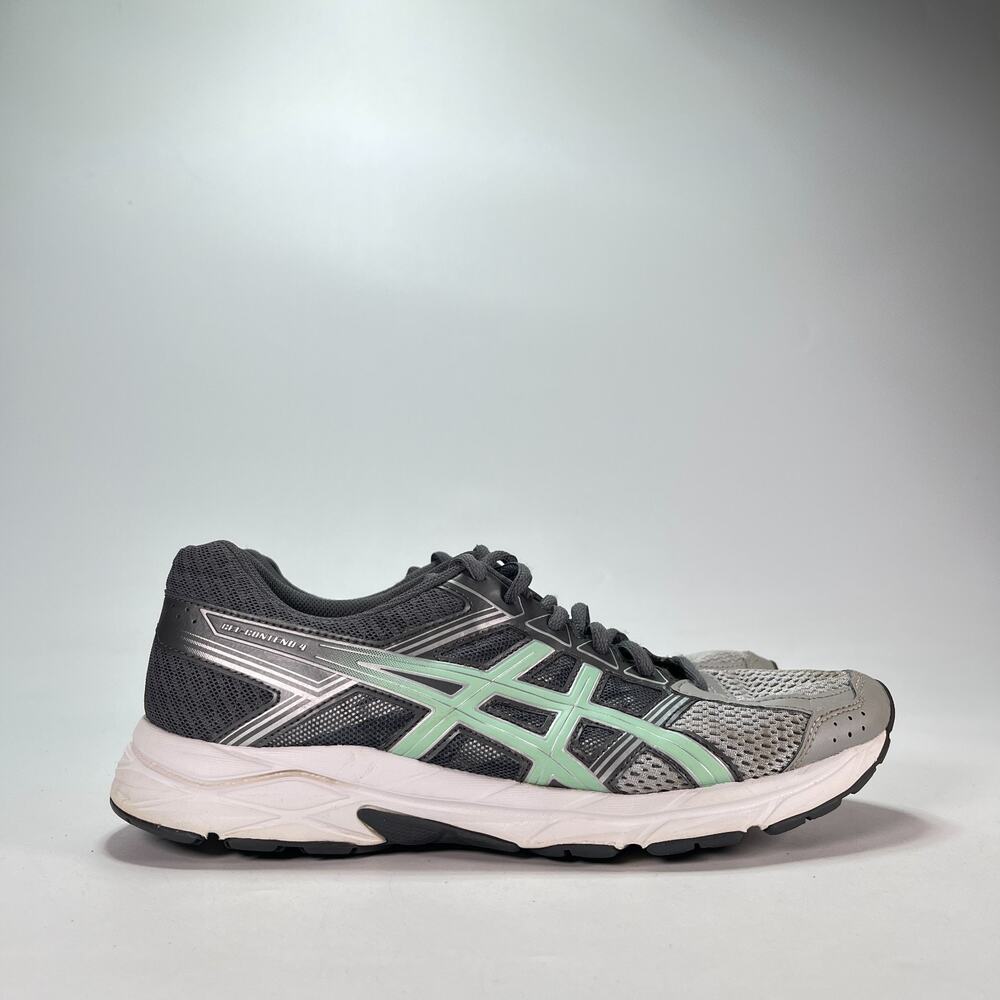ASICS GEL-Contend 4 Glacier Sea Mid Grey Running Shoes T765N Women's Size 9.5